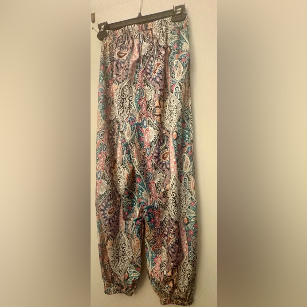Spring Special: Colorful Paisley Print Boho Pants